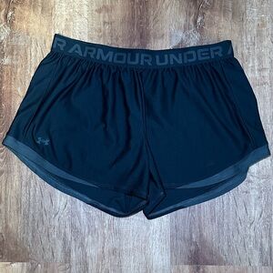 Under Armour Women's Athletic Black & Gray Shorts